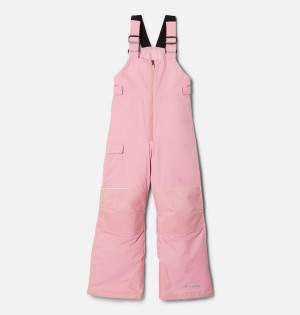 Columbia Adventure Ride Insulated Ski Bib Kids' Pants Pink | ICRBTX-423
