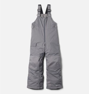 Columbia Adventure Ride Insulated Ski Bib Kids' Pants Grey | OIDVFU-617