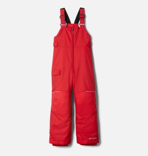Columbia Adventure Ride Insulated Ski Bib Kids' Pants Red | FYALZC-251