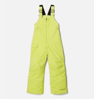 Columbia Adventure Ride Insulated Ski Bib Kids' Pants Green | FTCRXW-016