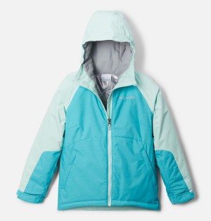 Columbia Alpine Action II Kids' Jacket Turquoise | URNXWL-857