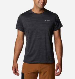 Columbia Alpine Chill Zero Short Sleeve Crew Men's T-Shirt Black | TDKLPJ-026