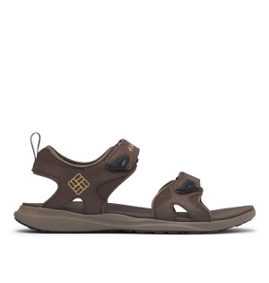 Columbia Ankle Strap Men's Sandals Brown | EAKFBR-158