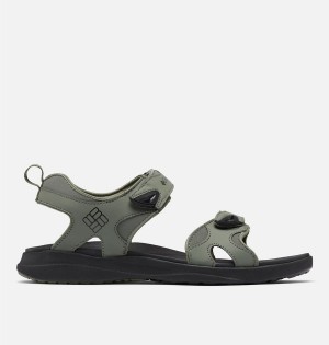 Columbia Ankle Strap Men's Sandals Olive | SHVCDZ-836