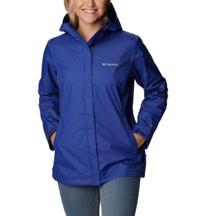 Columbia Arcadia II Women's Rain Jacket Blue | ZNHBQG-841