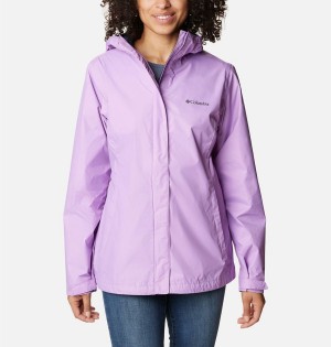 Columbia Arcadia II Women's Rain Jacket Purple | RPHAUZ-495