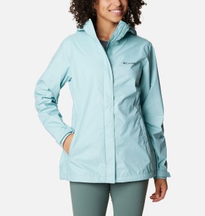 Columbia Arcadia II Women's Rain Jacket Turquoise | EGKRUA-819