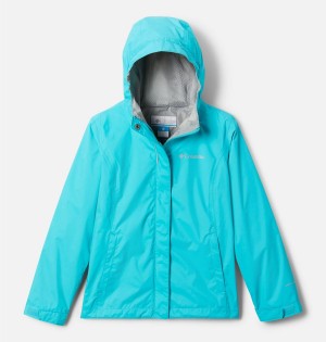 Columbia Arcadia Rain Kids' Jacket Turquoise | UTIQFX-027