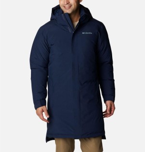 Columbia Arrow Trail Insulated Men's Coats Navy | XAECWI-120