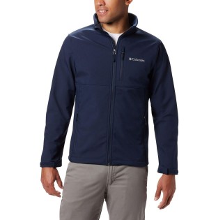 Columbia Ascender Men's Softshell Jackets Navy | LKGRDC-245