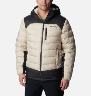 Columbia Autumn Park Hooded Insulated Men's Puffer Jacket White | XJUKVC-732