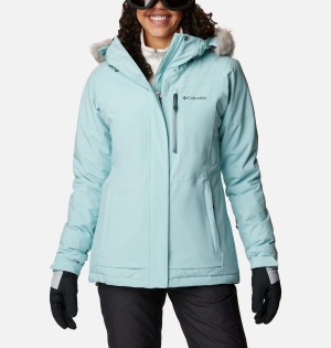 Columbia Ava Alpine Insulated Women's Ski Jacket Turquoise | CRDHXG-890