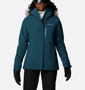 Columbia Ava Alpine Insulated Women's Ski Jacket Turquoise | PMXSQR-196