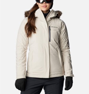 Columbia Ava Alpine Insulated Women's Ski Jacket White | KWJFBE-698