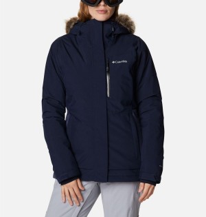 Columbia Ava Alpine Insulated Women's Ski Jacket Navy | JQMHDI-892