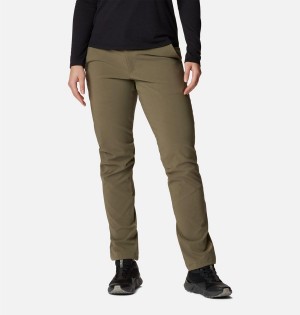 Columbia Back Beauty Softshell Women's Pants Green | MFSROP-829