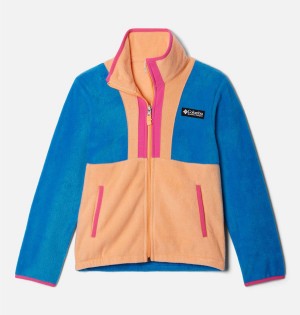Columbia Back Bowl Full Zip Fleece Kids' Jacket Blue | RGDATO-673