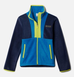 Columbia Back Bowl Full Zip Fleece Kids' Jacket Navy | ZDJFWL-759