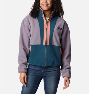 Columbia Backbowl Remastered Women's Fleece Jacket Purple | VBALIH-895