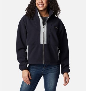 Columbia Backbowl Remastered Women's Fleece Jacket Black | FQRYJH-520