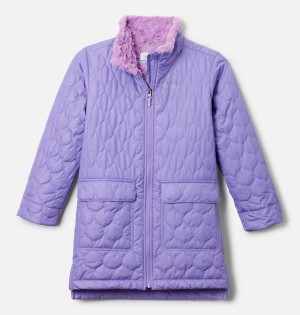 Columbia Bella Plush Novelty Kids' Jacket Purple | OKBJCG-638