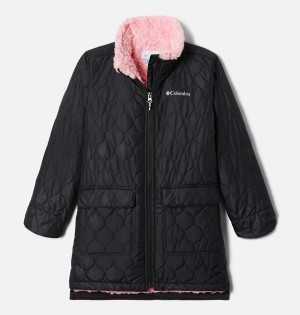 Columbia Bella Plush Novelty Kids' Jacket Black | DVMACW-058