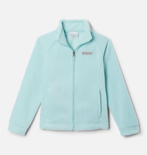 Columbia Benton Springs Fleece Kids' Jacket Turquoise | MCPRLT-821