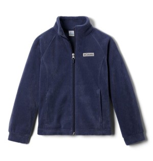 Columbia Benton Springs Fleece Kids' Jacket Navy | KCAOHJ-871