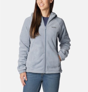 Columbia Benton Springs Full Zip Hoodie Women's Fleece Jacket Grey | YJTZKF-629