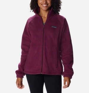 Columbia Benton Springs Full Zip Women's Fleece Jacket Purple | TJWYHC-872