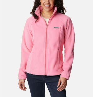 Columbia Benton Springs Full Zip Women's Fleece Jacket Pink | BPDFZJ-079