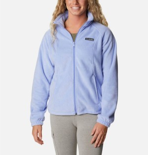 Columbia Benton Springs Full Zip Women's Fleece Jacket Purple | KVHRTW-951