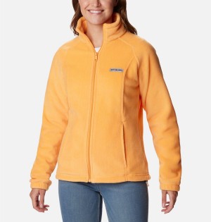 Columbia Benton Springs Full Zip Women's Fleece Jacket Yellow | JKAPQE-179