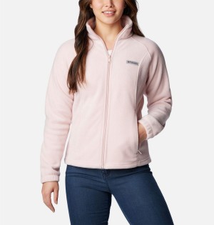 Columbia Benton Springs Full Zip Women's Fleece Jacket Pink | EDULIR-167
