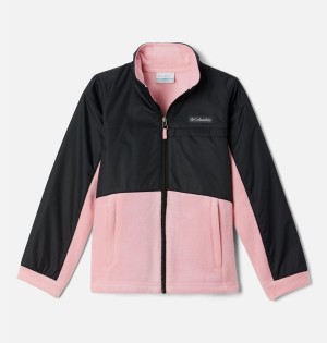 Columbia Benton Springs III Overlay Fleece Kids' Jacket Pink | ODIECA-721