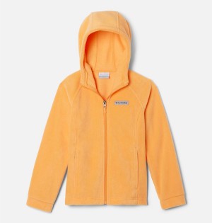 Columbia Benton Springs II Hooded Fleece Kids' Jacket Yellow | JNIPSC-764