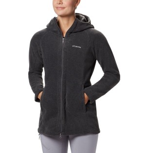 Columbia Benton Springs II Long Hoodie Women's Fleece Jacket Grey | AVJYHT-431