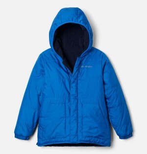 Columbia Big Fir Reversible Kids' Jacket Blue | ERGIDA-730