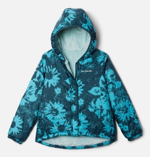 Columbia Big Fir Reversible Kids' Jacket Turquoise | GCYQKB-198