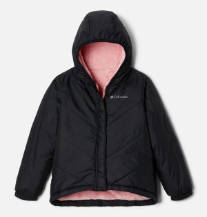 Columbia Big Fir Reversible Kids' Jacket Black | QLRGIY-981