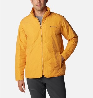 Columbia Birchwood Insulated Men's Puffer Jacket Yellow | NSVLYZ-753