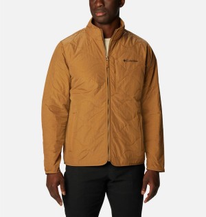 Columbia Birchwood Insulated Men's Puffer Jacket Brown | ZTOVHD-486