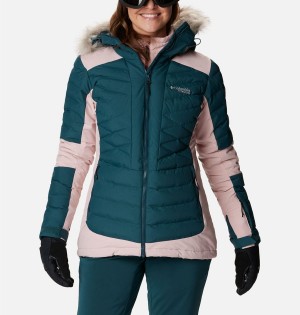 Columbia Bird Mountain II Insulated Women's Puffer Jacket Turquoise | XBYRDM-798