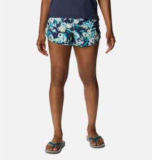 Columbia Bogata Bay Stretch Printed Women's Shorts Turquoise | EAFMPQ-896