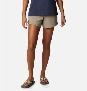 Columbia Bogata Bay Stretch Women's Shorts Khaki | MYLZBQ-698