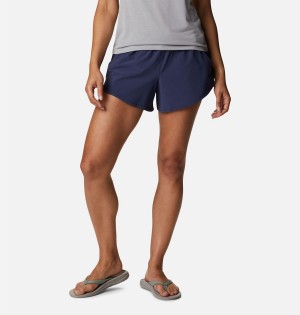 Columbia Bogata Bay Stretch Women's Shorts Navy | PYCGIM-305