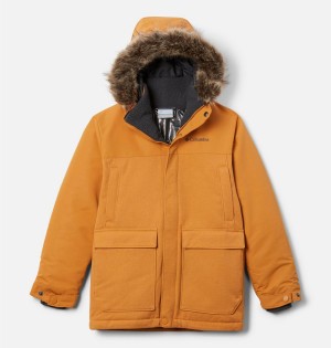 Columbia Boundary Bay Down Parka Kids' Jacket Orange | FOUCRJ-072