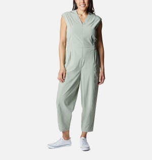 Columbia Boundless Beauty One Piece Women's Dress Green | NFZGAS-719