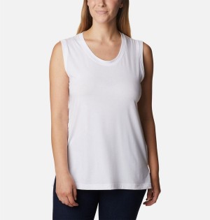 Columbia Boundless Beauty Women's Tank Top White | ZICMSK-209