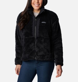 Columbia Boundless Discovery Full Zip Sherpa Women's Fleece Jacket Black | SFKPXO-285